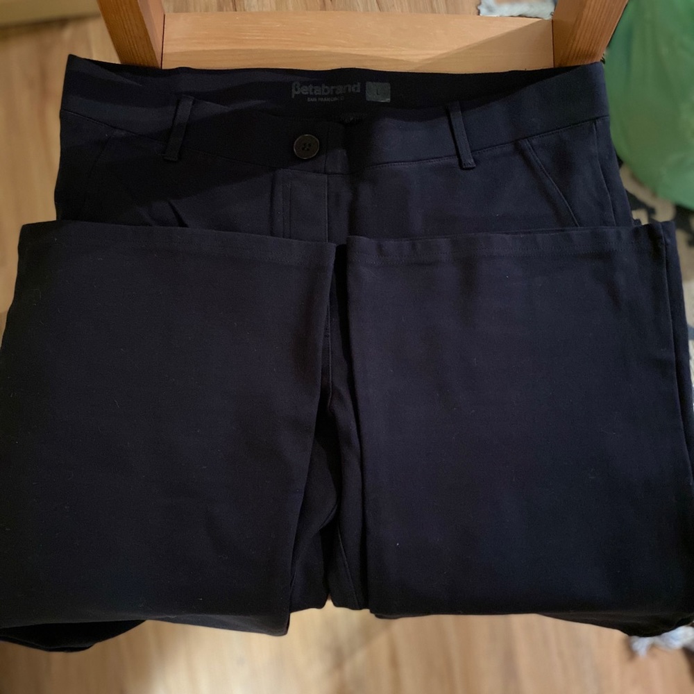 Betabrand stretchy bootcut pants
